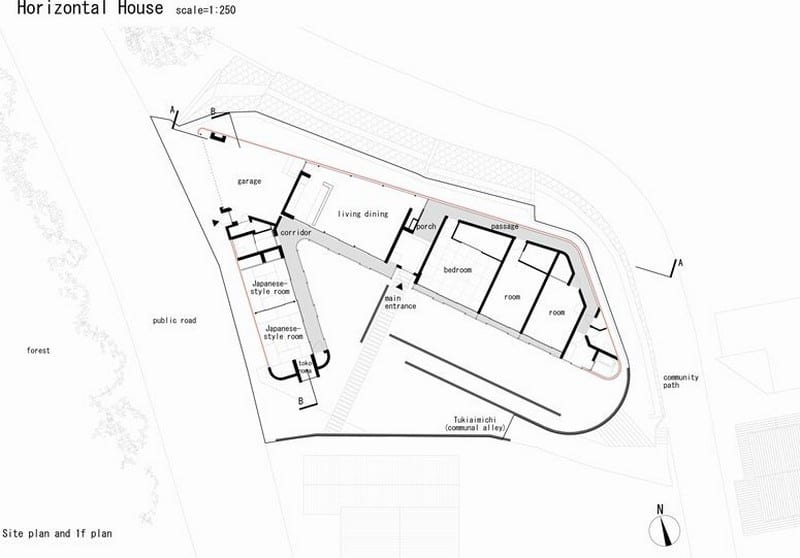 Horizontal House -  Floor Plan