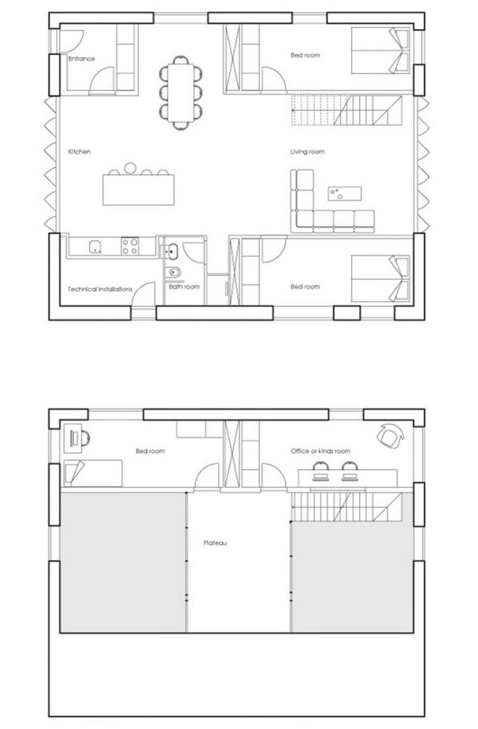 WFH House - Floor Plans