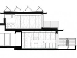 57th & Vivian - 'Net Zero' Solar Laneway House Section