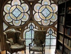 How lovely is this? Is there a room in your house where you could use a stained glass window?