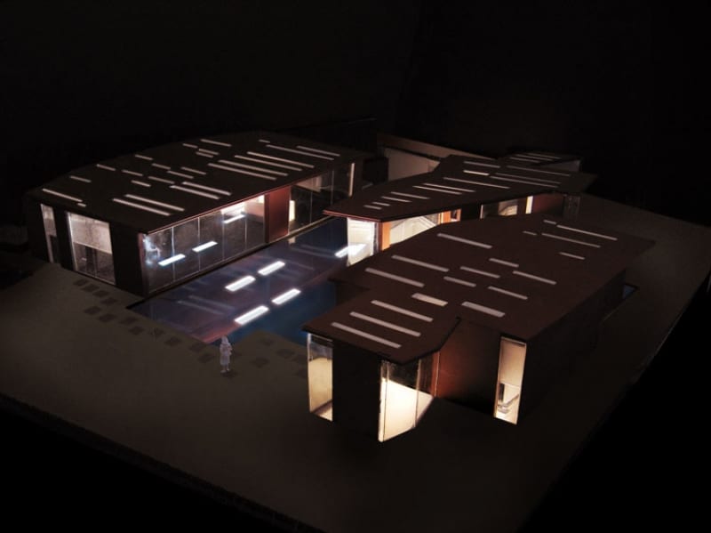 Daeyang Gallery and House - Seoul, Korea - Concept Model