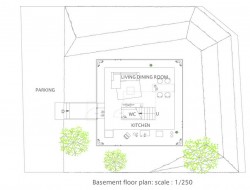 House in Saijo - Basement Floor Plan