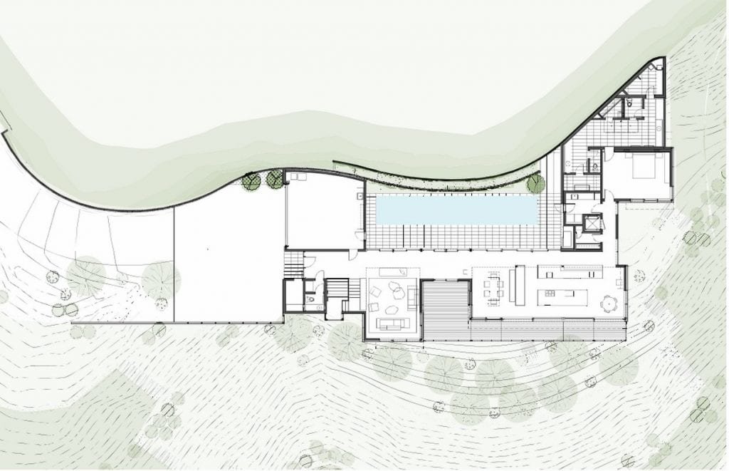 Kentfield Hillside Residence - Floor Plan