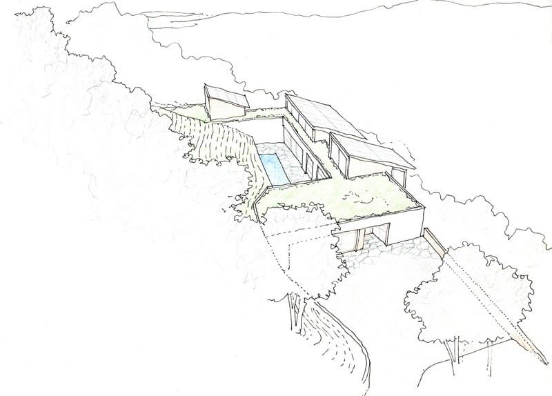 Kentfield Hillside Residence - Sketch