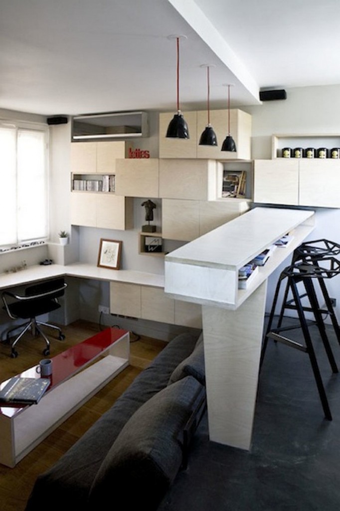130 Square Foot Micro Apartment in Paris - Overview of Aparment