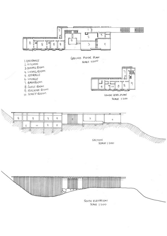 Great Wall House by Kengo Kuma - Floor Plan
