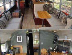 Eliza Brownhome's converted bus