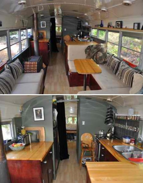 Eliza Brownhome's converted bus