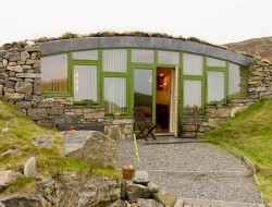Homes like this one in South Uist, Scotland, offer enormous thermal advantages.
