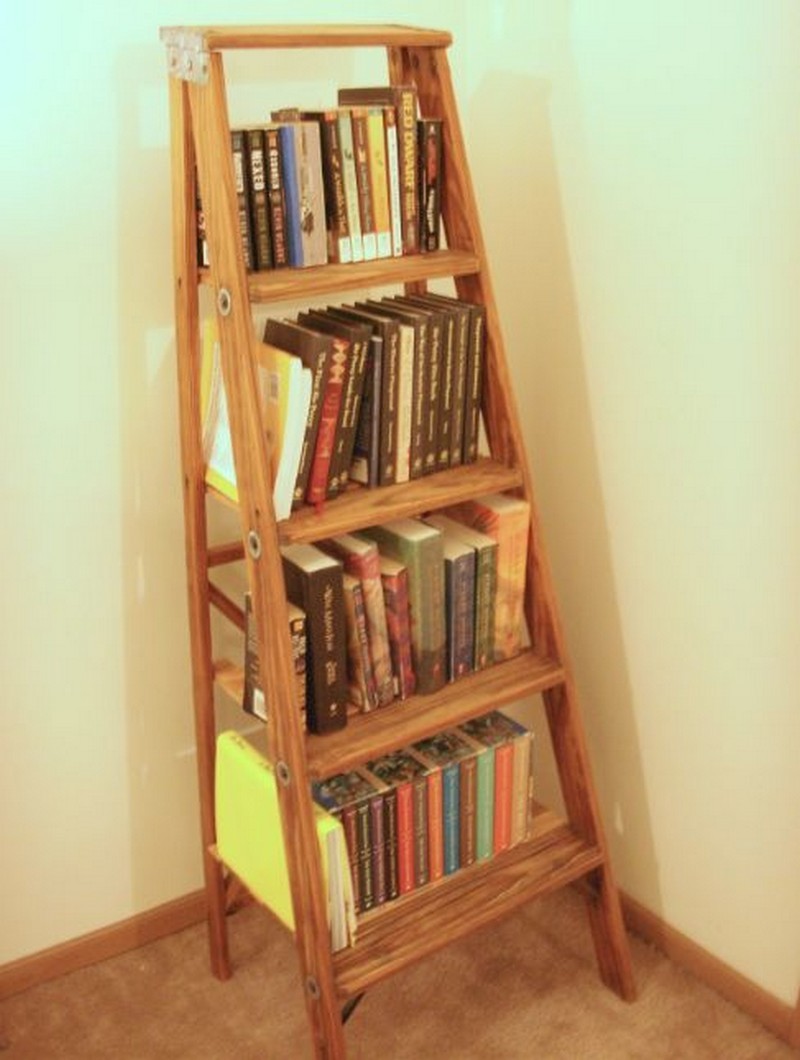 Ladder Bookshelf - The Owner-Builder Network