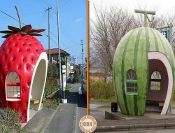 Fruity bus stops :) Thumbs up?