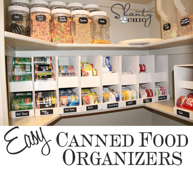 16. Easy Canned Food Storage - Shanty 2 Chic