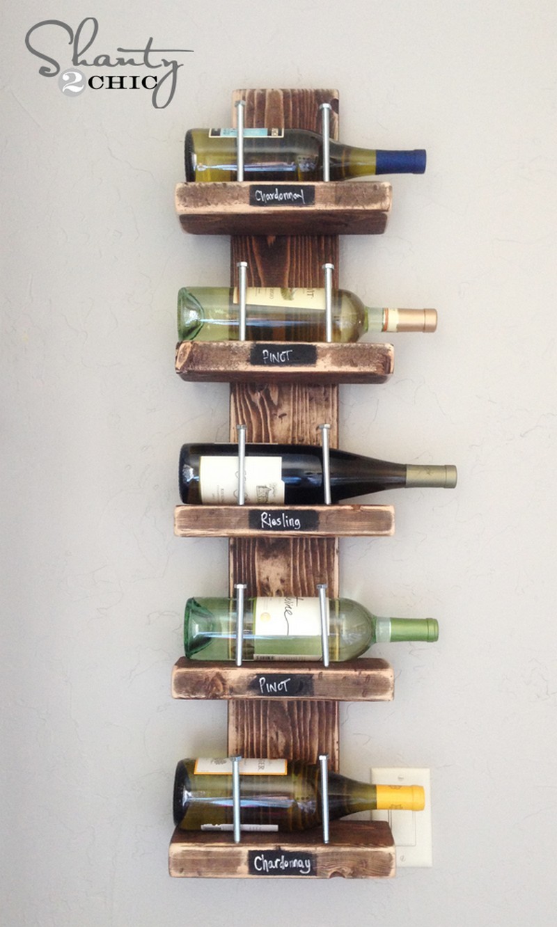 6. Wine Rack – DIY - Shanty 2 Chic