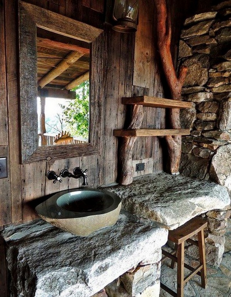 Amazing Rustic Bathroom Designs - Momtoob