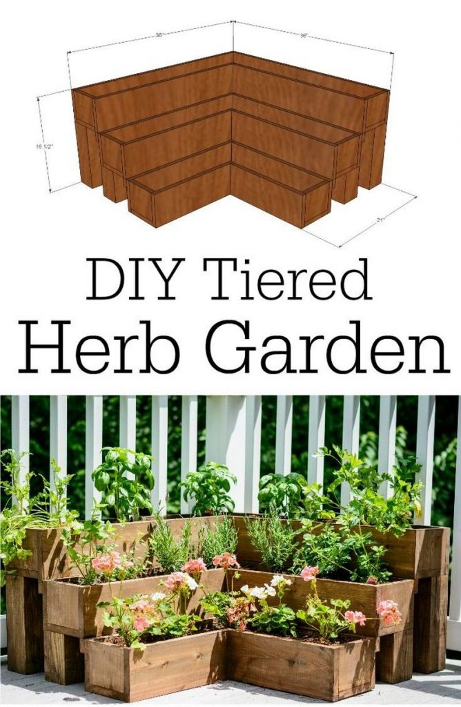 DIY Tiered Herb Garden - Decor And The Dog