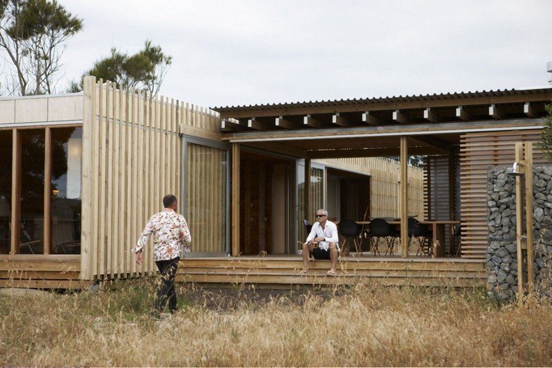 Timms Bach, Beach Shelter - Auckland, New Zealand