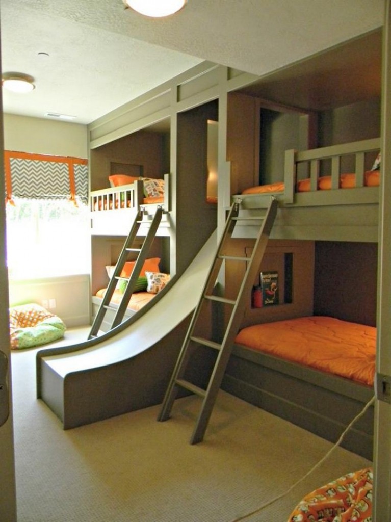 Is it more fun getting up or coming down? Can you imagine the sleep-overs?