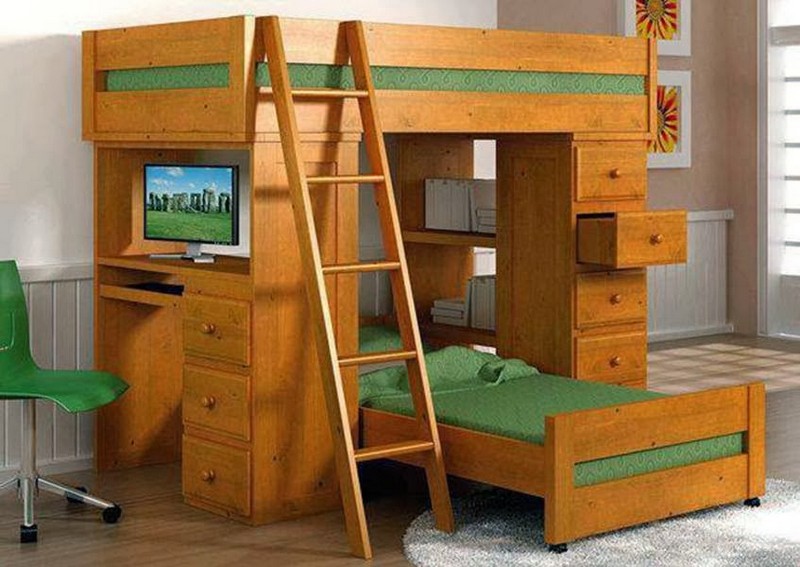 This bunk bed really does have the makings of a great design.