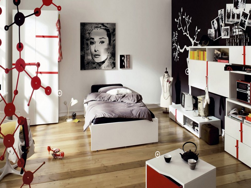 Modern Bedroom for Teenage Girls