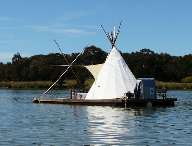 William’s Floating Teepee by William Woodbridge - Teepee, China