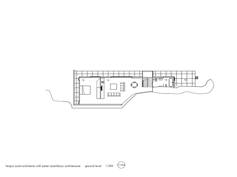 Cliff Face House - Ground Level