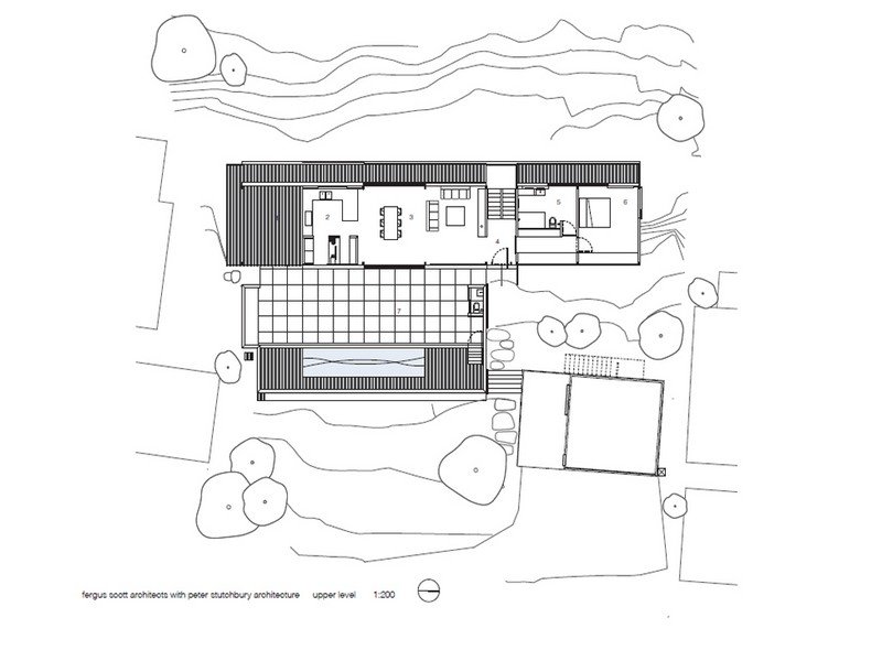 Cliff Face House - Upper Level