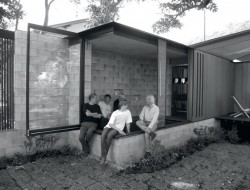 Wall House - Site Meeting Client Architect Friends