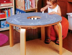 Table Furniture for Kids - Offi Woody Chalkboard Table