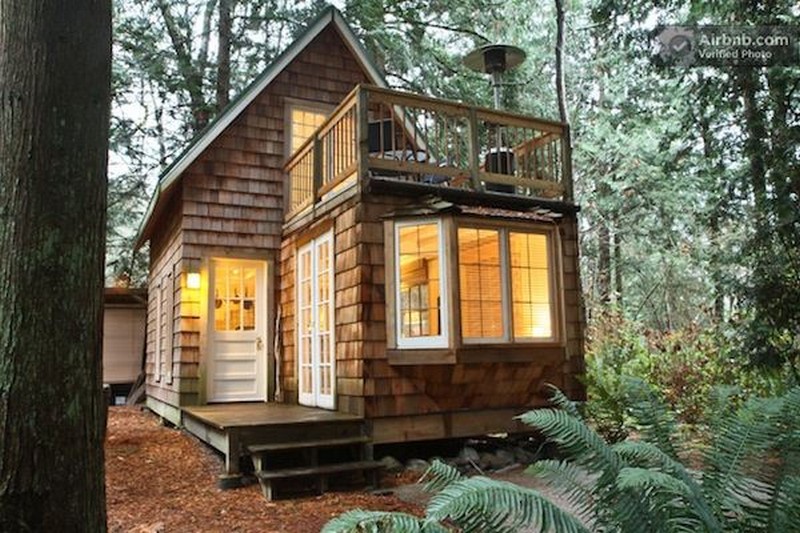 Tiny Cabin with Balcony - Tiny House Talk