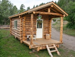 Tiny Log Cabin by Jalopy Cabins - Tiny House Talk