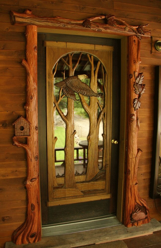 Hand Carved Door Frame