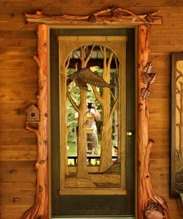 Hand Carved Door Frame