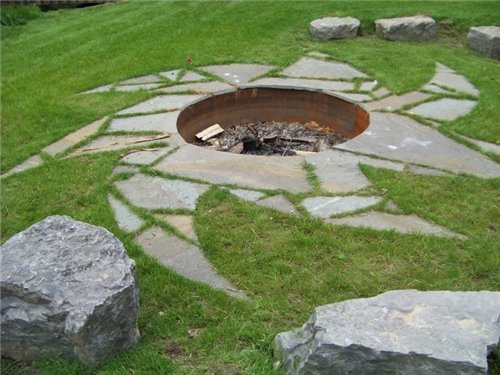 Art or fire pit? Click 'like' if you do! Comment if you have an opinion.