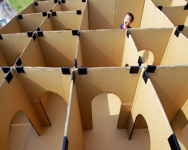 Cardboard Box Maze - imgur