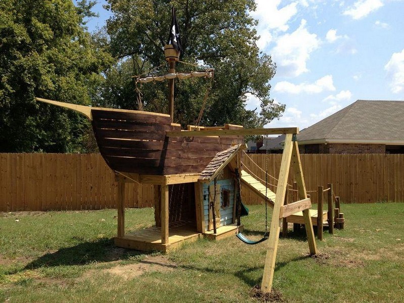 How To Build a Pirate Ship Playground - lemaster63