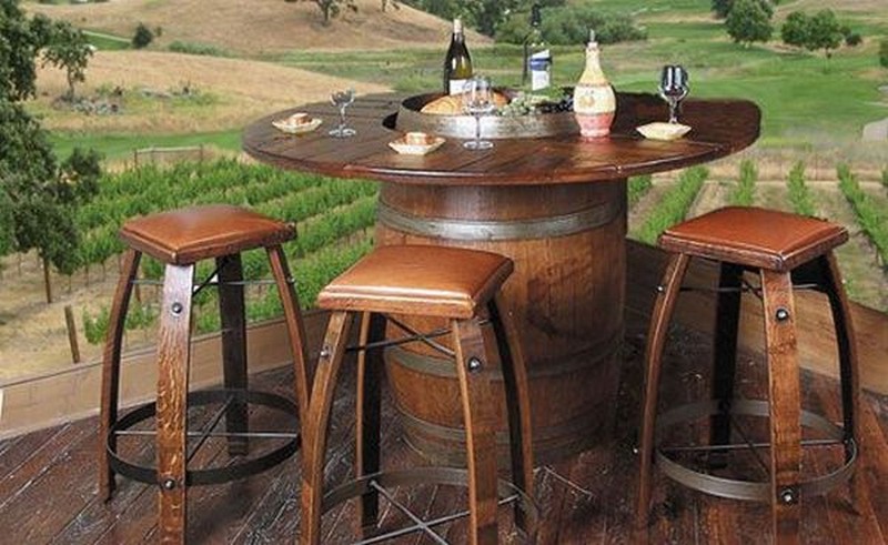Recycled Wine Barrels DIY Repurposed Wine Barrels Ideas