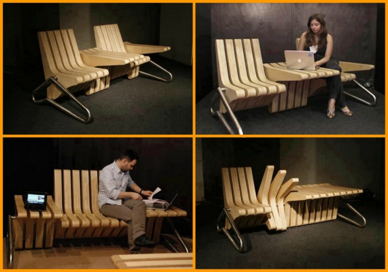 Isn't this a clever piece of space saving furniture? There's more where it came from.