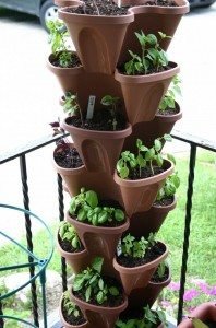 Effective Vertical Gardens: Stack-A-Pot - The Owner-Builder Network