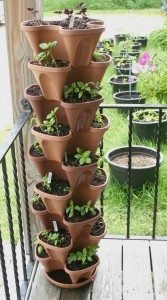 Effective Vertical Gardens: Stack-A-Pot - The Owner-Builder Network