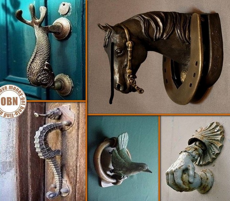 Not everybody has the budget or talent to create an amazing entry way, but a door knocker can be installed with only a tiny bit of DIY knowledge. Which of these do you like best?