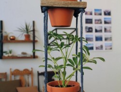 DIY Tiered Hanging Pots