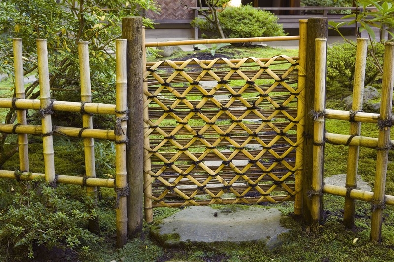 Bamboo Fence Portland Japanese Garden The Owner Builder Network