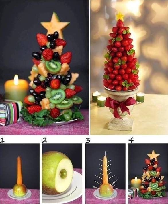 DIY Christmas Fruit Tree