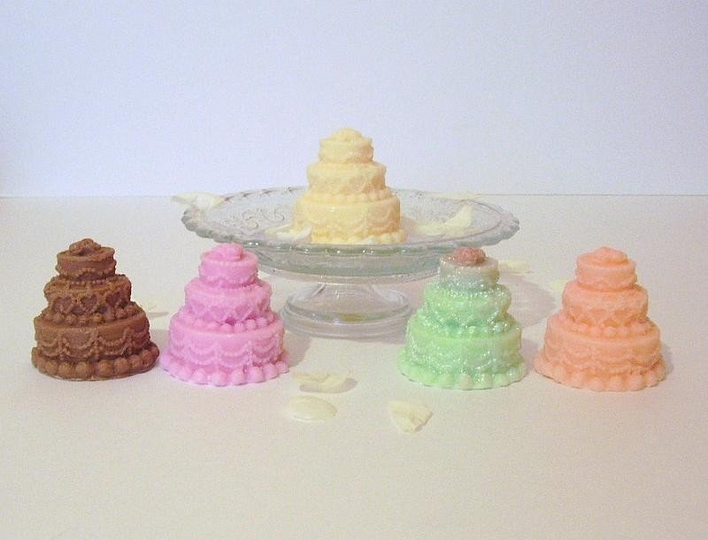 Colorful Multi-Tiered Mini Cakes