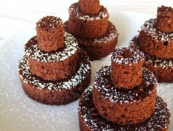 Multi-Tiered Mini Chocolate Cakes