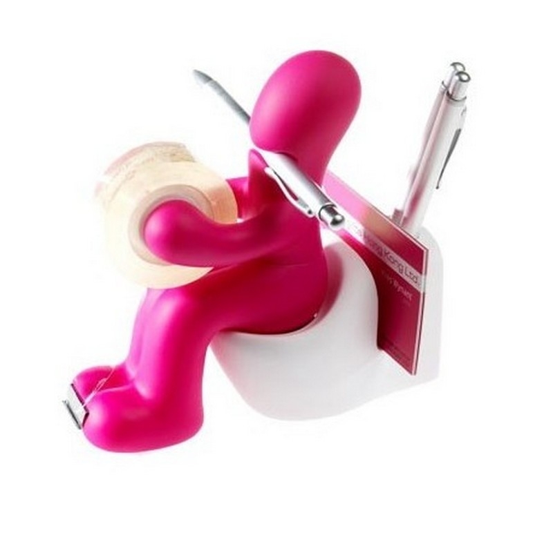 The Butt Station Desk Accessory Holder - Pink