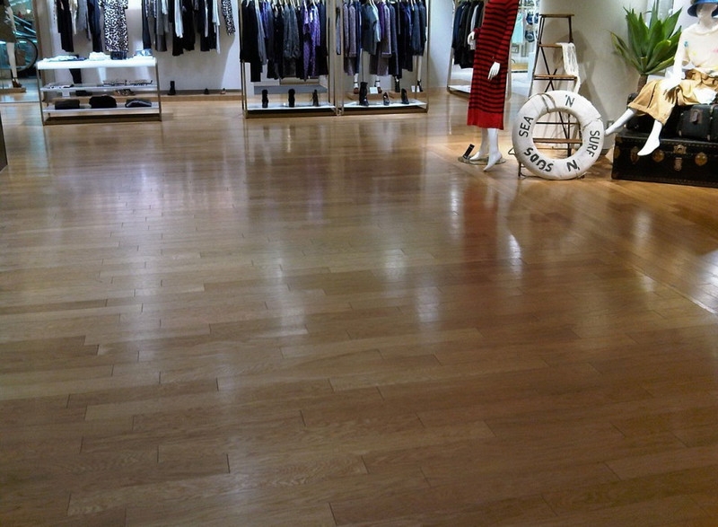 Durability - vinyl flooring in a commercial setting