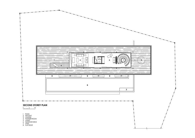 Water-Cooled House - Second Floor Plan