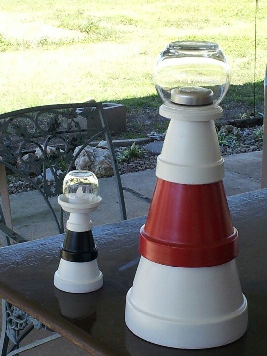 DIY Clay Pot Lighthouse The OwnerBuilder Network