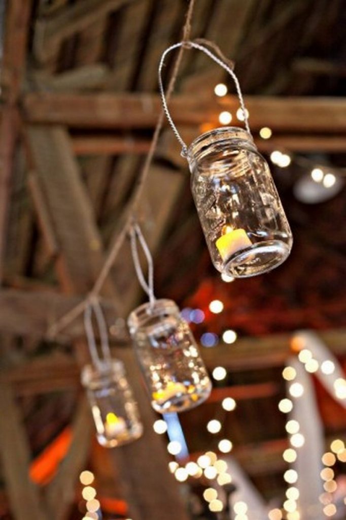 DIY Mason Jar Lanterns